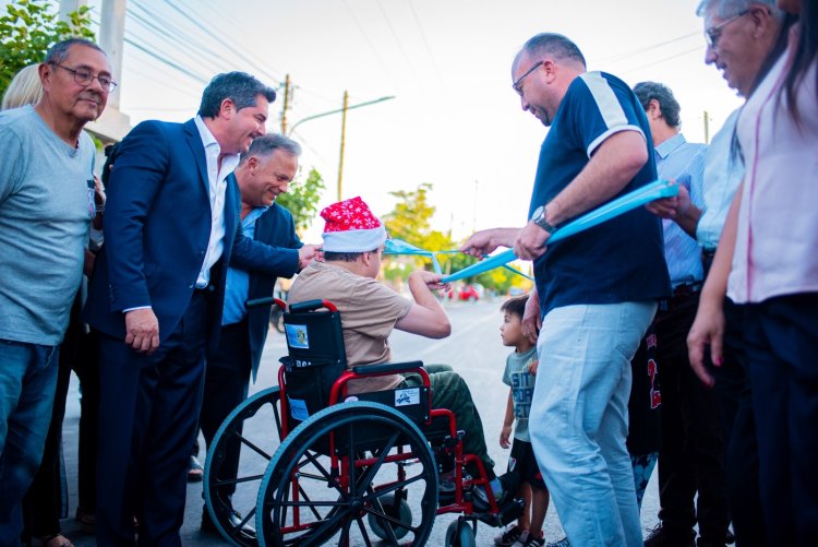 Con el apoyo de Provincia, Rivadavia inauguró el pavimento de villas Doncel y Seminario