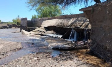 Hidráulica realiza un baipás tras la rotura del Canal General Albardón