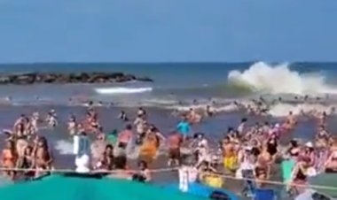 Santa Clara: inusual meteotsunami, ola gigante y pánico, con un muerto y 35 heridos