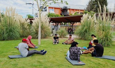 Clases de yoga como parte del tratamiento ambulatorio para personas con consumos problemáticos