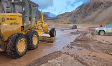 Vialidad realiza relevamientos y trabajos en rutas y caminos por intensas lluvias