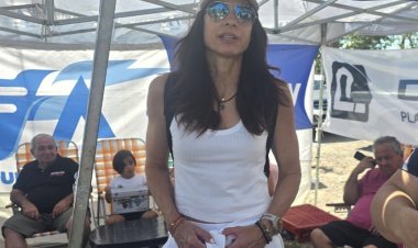 Gabriela Sabatini estuvo presente en la Vuelta a San Juan