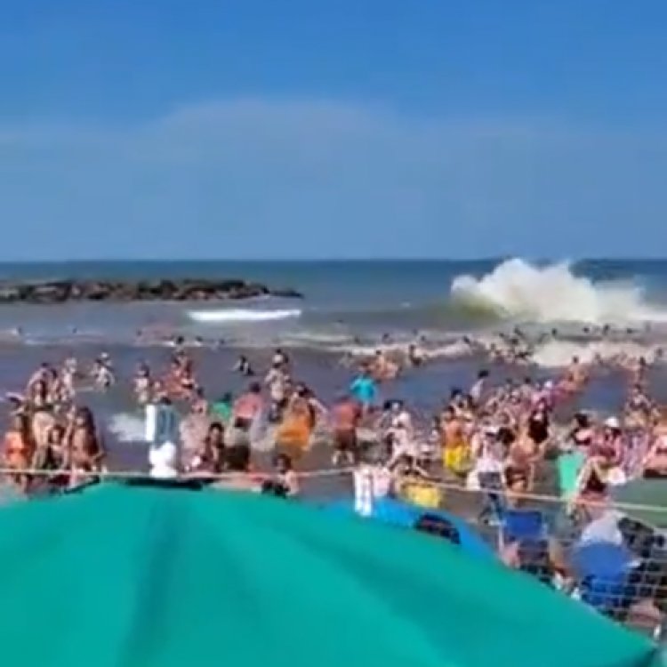 Santa Clara: inusual meteotsunami, ola gigante y pánico, con un muerto y 35 heridos
