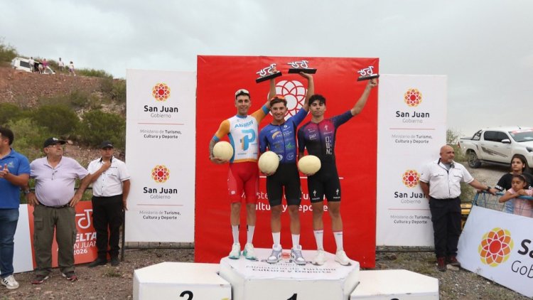 El ciclista puntano Tomás Moyano ganó la segunda etapa de la Vuelta a San Juan