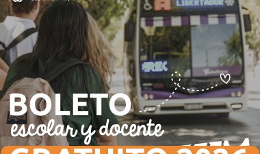 El Boleto Escolar y Docente Gratuito comenzará a funcionar el 18 de febrero