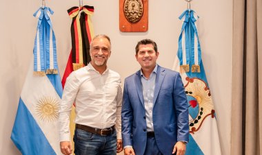 Fortalecimiento de alianzas estratégicas: Orrego recibió al Cónsul de Alemania en Mendoza