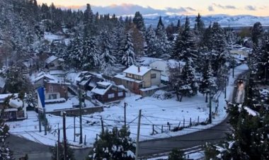 Bariloche y El Bolsón, teñidas de blanco en pleno verano