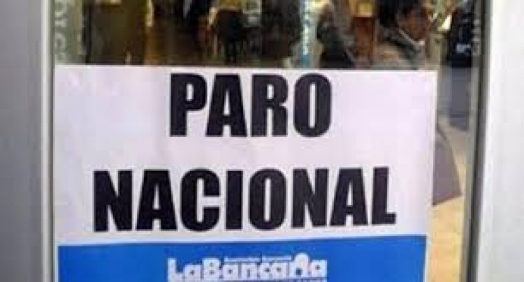 Paro nacional: cómo será actividad bancaria durante la medida de fuerza