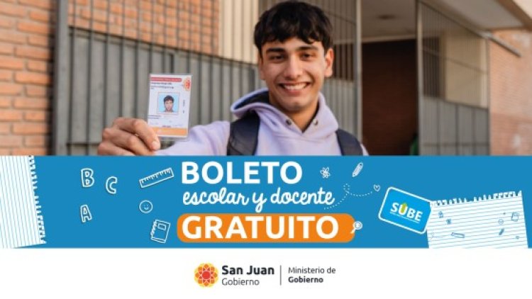 Gobierno presentó los canales oficiales para inscribirse en el Boleto Escolar y Docente Gratuito