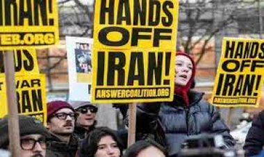 Manifestantes estadounidenses salen a las calles para oponerse a la acción militar contra Irán
