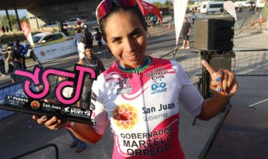 La primera etapa de la Vuelta a San Juan Damas 2026 fue para Maribel Aguirre