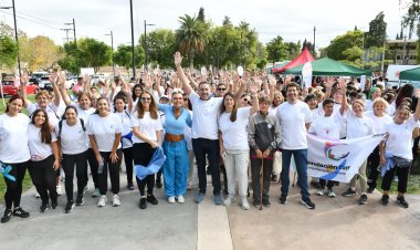 Más de 300 personas participaron en la caminata por la prevención del cáncer cervicouterino