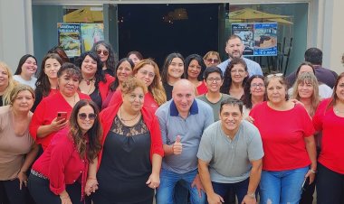 El Diputado Nacional, José Peluc,  visitó la Fundación Mejorar en un encuentro con mujeres dirigentes de Rawson