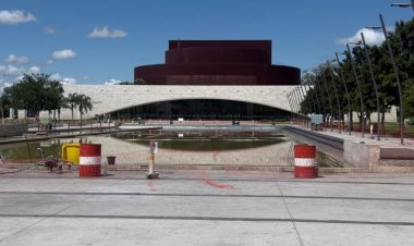 El agua de la fuente del Parque del Bicentenario se reutiliza para regar los espacios verdes