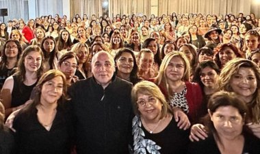 Las mujeres protagonistas en un encuentro organizado por La  Libertad Avanza San Juan.