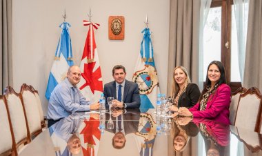Orrego recibió al embajador de Canadá en Argentina