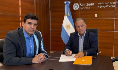 El ministro de Infraestructura, Agua y Energía puso en función al nuevo director de Hidráulica