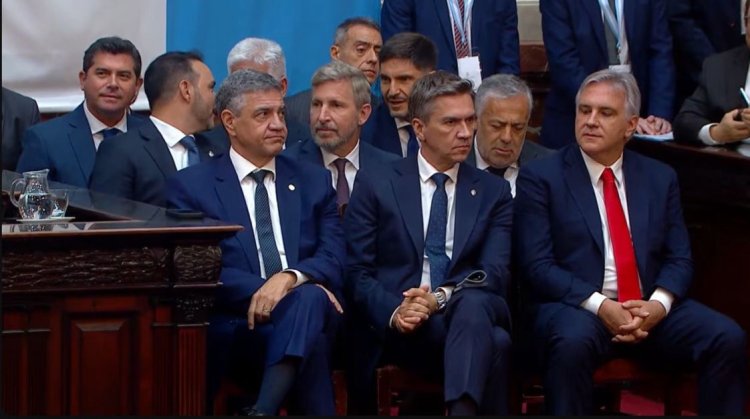 El gobernador Orrego participó de la apertura de sesiones ordinarias en el Congreso de la Nación