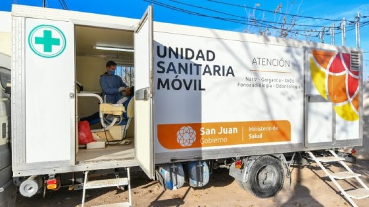 Las Unidades Sanitarias Móviles continúan brindando atención en Albardón