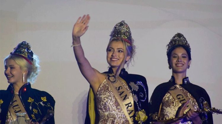 Azul Antolínez es la Reina Nacional de la Vendimia