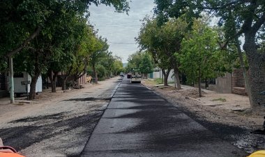 La provincia avanza con el Plan de Pavimentación Urbana en Caucete