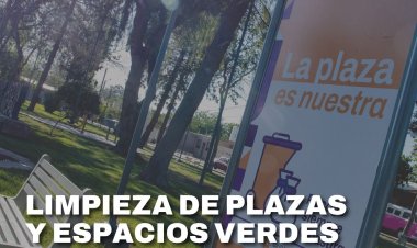 Operativo intensivo en la Ciudad de plazas y espacios verdes