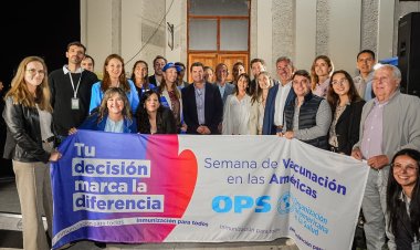 El gobernador Orrego encabezó acciones sanitarias y presentó una nueva edición de VacunArte+ en San Juan