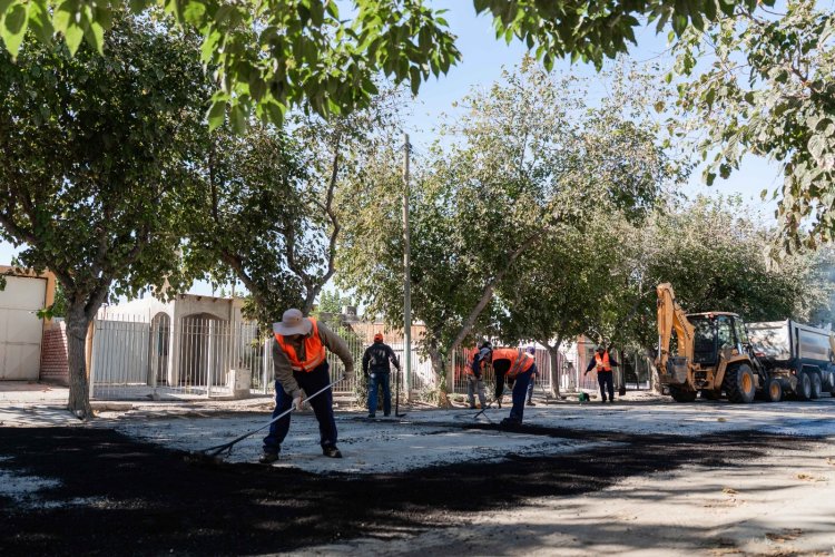 La provincia avanza con el Plan de Pavimentación Urbana en Caucete