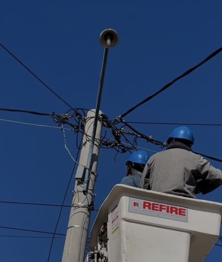 9 de julio continúa avanzando con nueva iluminación en el departamento
