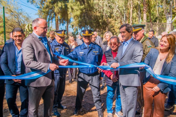 Con recursos propios Miodowsky dejó inaugurada el agua potable en el Faunístico