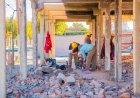 Rivadavia inicia la construcción de un nuevo SUM y espacio recreativo en el límite de los barrios Aramburu y Villa Lourdes