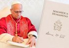 En su primera encíclica, el papa León XIV pidió regular la inteligencia artificial