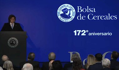 Milei anunció la baja de retenciones al trigo, a la cebada y a la soja