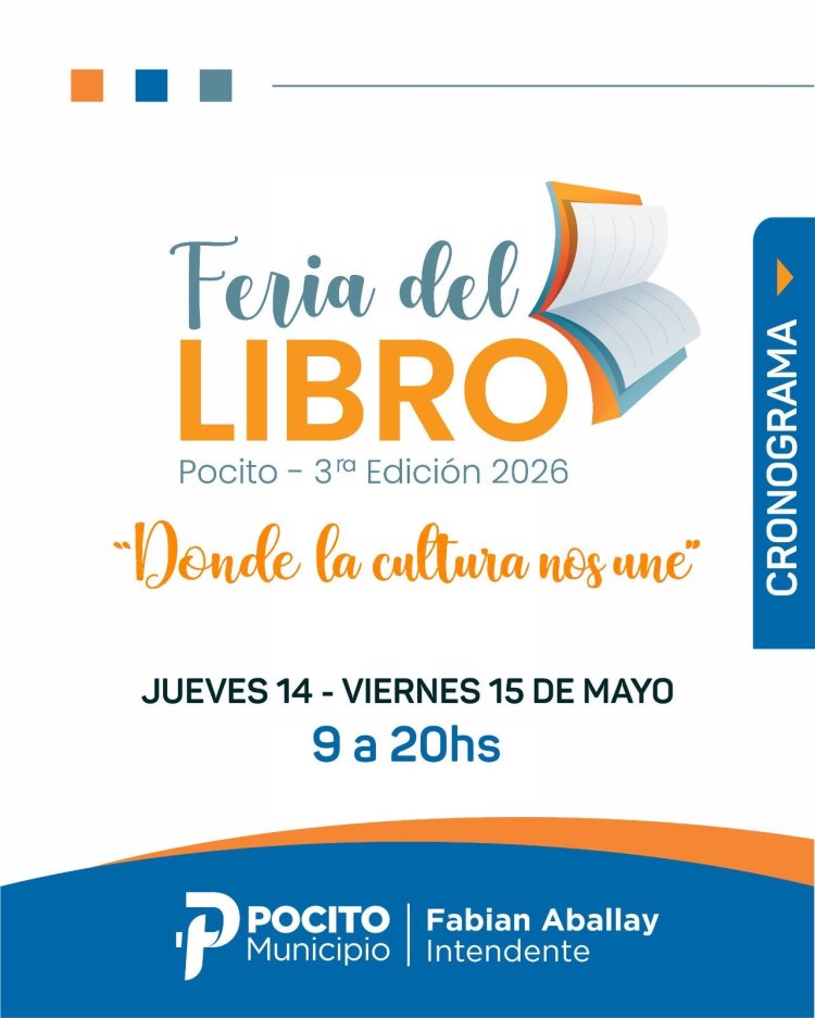 Comienza la tercera  Edición de la Feria del Libro Pocito 2026