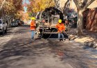La pavimentación llegó al corazón del centro sanjuanino: comenzaron los trabajos sobre calle Caseros