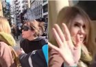 Lilia Lemoine le dio un cachetazo a una mujer que la insultó y escupió en la cara