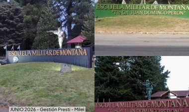 Retiran el nombre de Perón de la Escuela Militar de Montaña y estalló la polémica