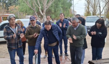Inauguraron perforación de Agua Potable en Las Tierritas, Albardón