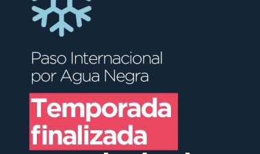 El Paso Internacional de Agua Negra cerró su temporada por condiciones climáticas adversas