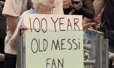Quién es la abuela de 100 años fanática de Lionel Messi que es récord Guinness