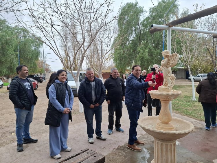 Albardón: Inauguraron perforación de agua potable en Las Tierritas