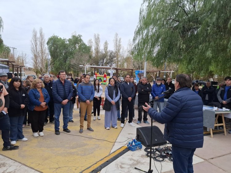 Albardón: Inauguraron perforación de agua potable en Las Tierritas