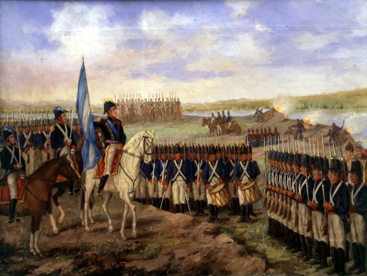 El primer izamiento de la Bandera Nacional consolidó la identidad del país