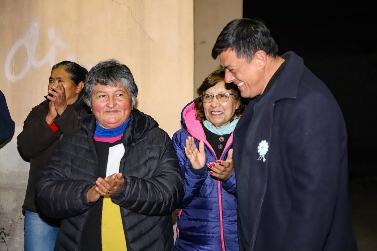 Jáchal inauguró obra de pavimentación e iluminación LED en calles Sarmiento y Rawson