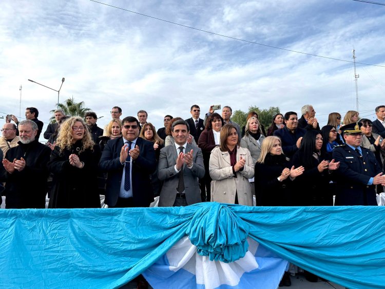 Alumnos de 9 de Julio realizaron la Promesa de Lealtad a la Bandera