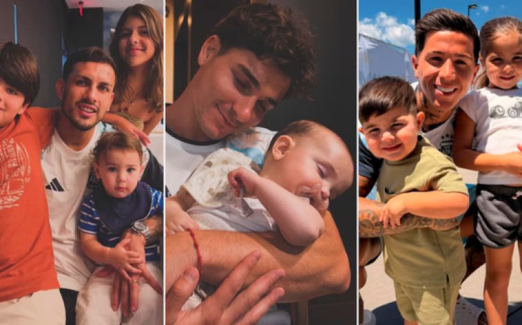 El emotivo Día del Padre de los jugadores de la Selección Argentina