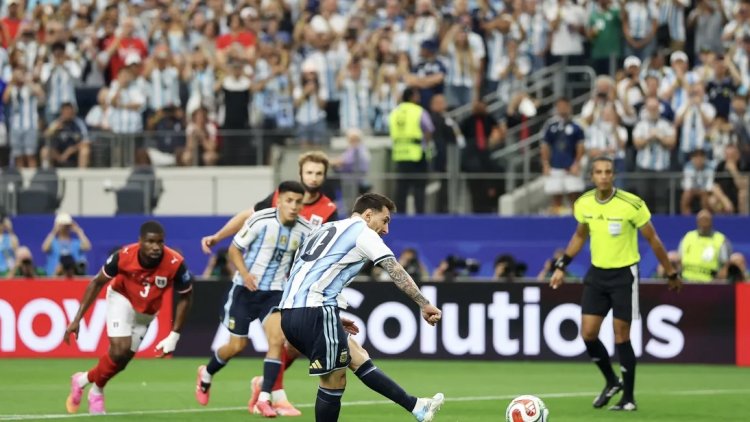 Con un Messi histórico Argentina ganó 2 a 0 a Austria