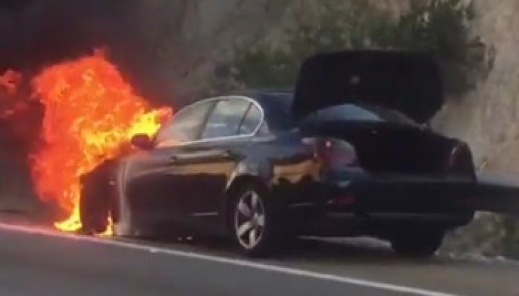 Delincuentes entraron a una vivienda e incendiaron un auto que estaba en su interior