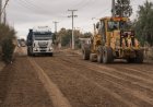Ya está en marcha la obra de pavimentación de calle Mendoza Vieja, para mejorar la conectividad de Sarmiento