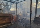 Voraz incendio en Pocito destruyó una vivienda y un taller: tres familias fueron asistidas